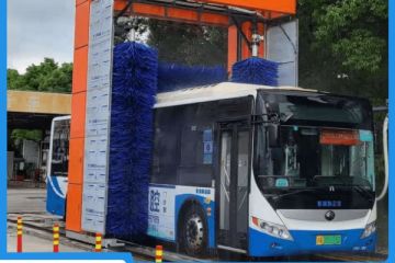 公交場(chǎng)大巴全自動(dòng)洗車機(jī)-直銷價(jià)支持定做[隆茂鑫晟]